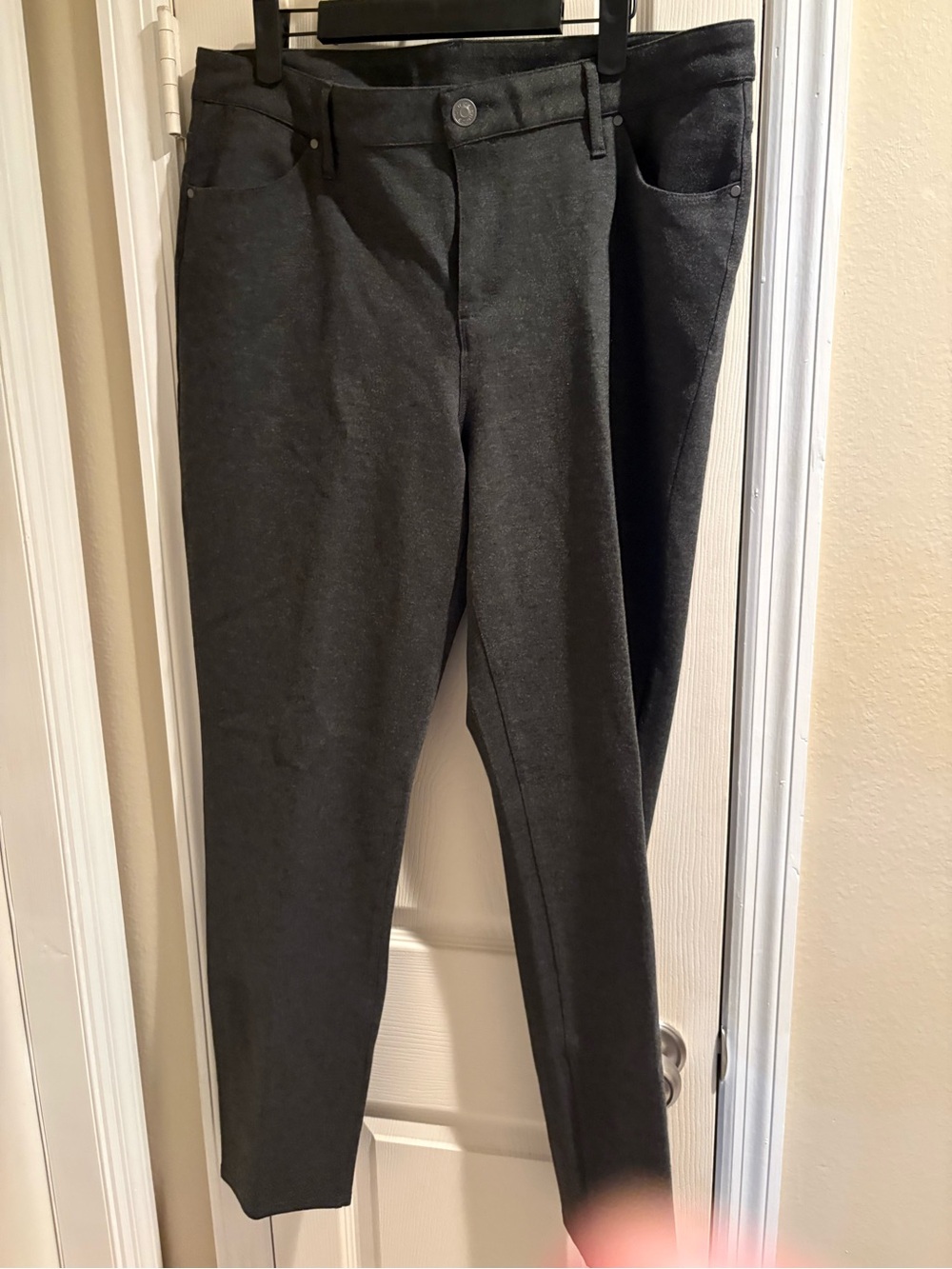 Chico's Ponte Straight Leg Pants Size 2R(US 12) Grey